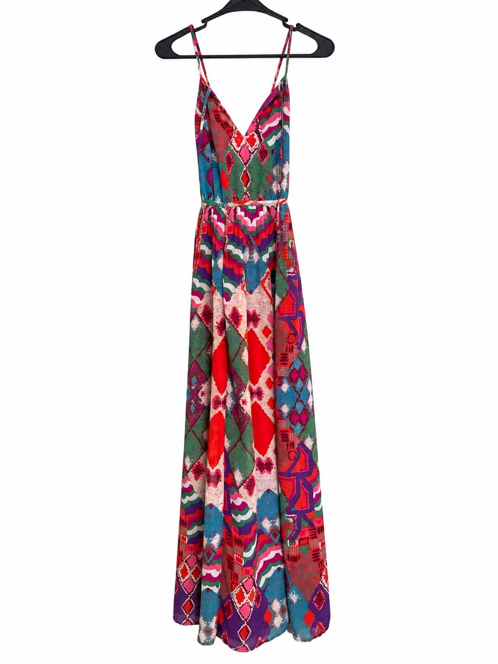 Anthropologie Maeve Tarana Maxi Dress Size 0 Multicolor Print